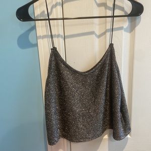 Sparkly Cami Crop Top